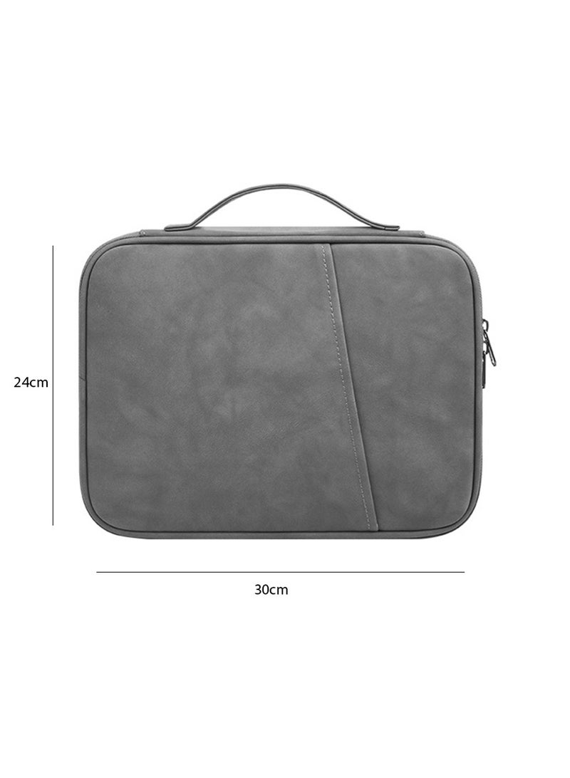 Leon Home 10.8-11 inch waterproof laptop bag, leather tablet case, compatible with iPad/11-inch iPad Pro/10.2-inch iPad/10.9-inch iPad Air/10.5-inch iPad Pro Air, Galaxy Tab A8 - Image 2