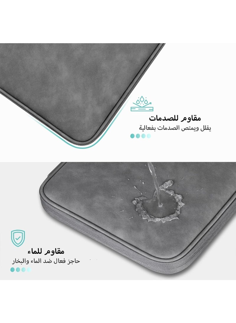 Leon Home 10.8-11 inch waterproof laptop bag, leather tablet case, compatible with iPad/11-inch iPad Pro/10.2-inch iPad/10.9-inch iPad Air/10.5-inch iPad Pro Air, Galaxy Tab A8 - Image 5