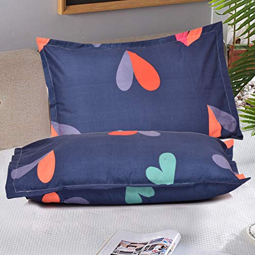 RRC Super Soft Brushed Microfiber Cotton Pillow Covers,Set of 4 Pieces Pillow Covers,17X27(Inches) 43X68(CM) Printed Pillow Covers,Flange on Edges Pillow Covers - Image 3