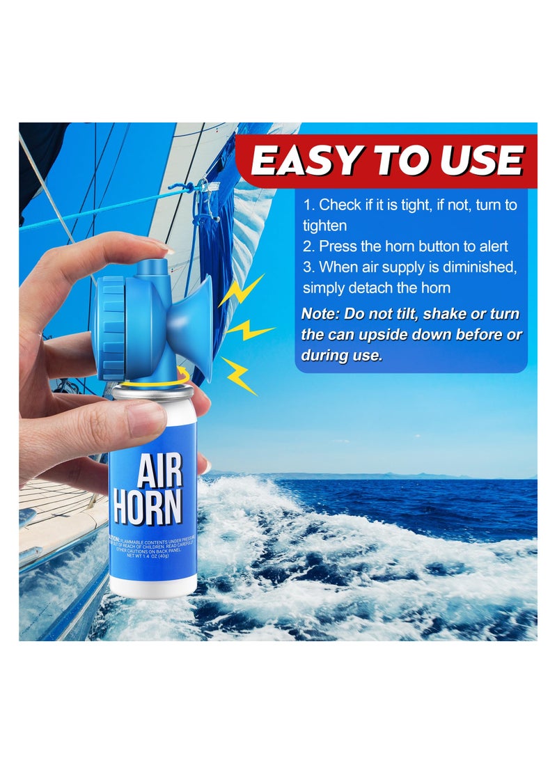 SYOSI 1.4oz Marine Air Horn, Compact and Loud, Safe for Marine Boating, Coast Guard Approved, Ideal for Emergency Use, Sporting Events, Outdoor Alarms, and Birthday Parties, Ensuring Safety and Fun  - Image 5