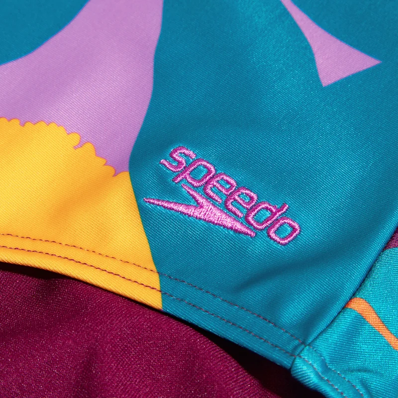 speedo Women's Printed U-Back Swimsuit