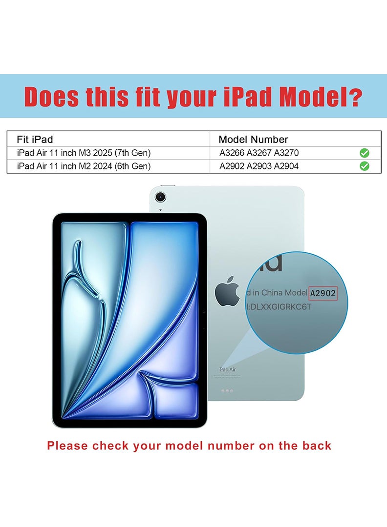 Theodor Anti- Spy Tempered Glass Screen Protector for Apple iPad Air 11 2025/ 2024  With 9H Hardness, Bubble Free Easy Installation, Full Coverage And Anti Scratch Case Friendly- Black - Image 2