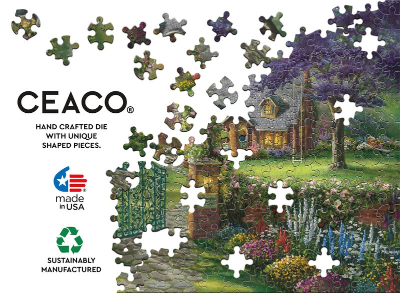 Ceaco - Thomas Kinkade - Inspirations - Hummingbird Cottage - 300 Piece Jigsaw Puzzle - Image 5