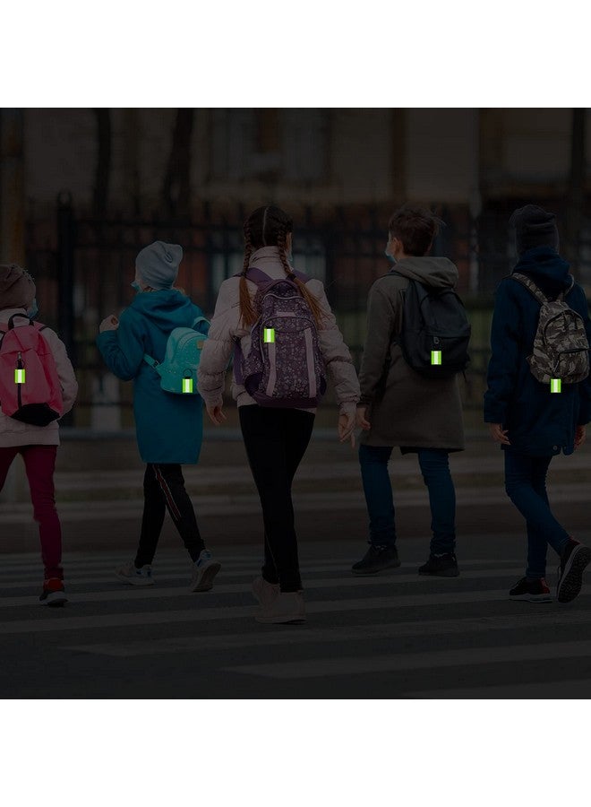 Mtlee 30 Pieces Double Sided Reflective Keychain Label High Visibility Backpack Zipper Pulls Nylon Reflectors Tags Reflective Gear Safety Backpack Tag For Kids Adults Jacket Schoolbag Purse Dog Collar - Image 5