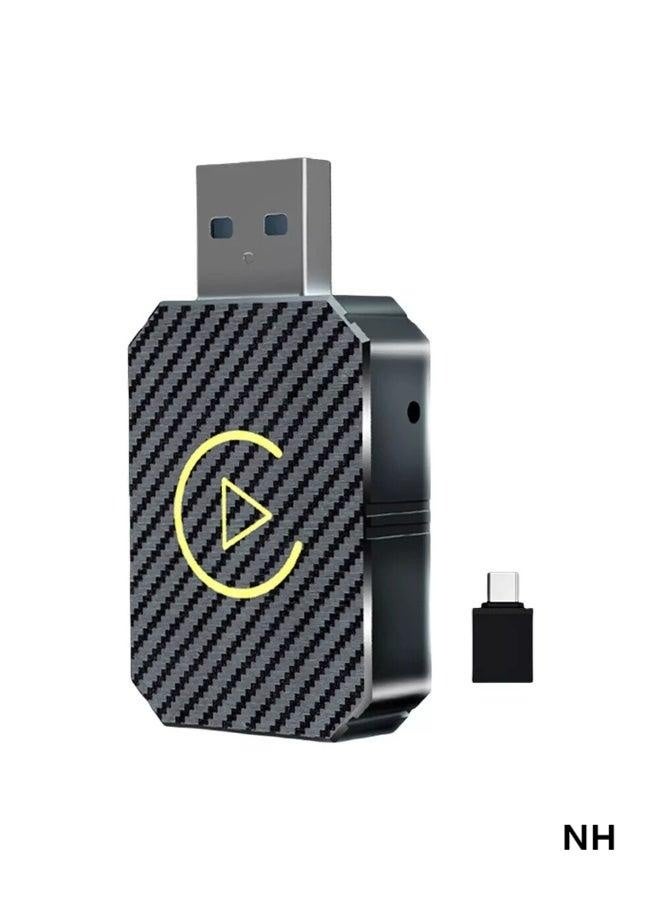 نيو هامبشاير مُحول واي فاي 2 في 1 لـ CarPlay و Android Auto العبوة الصغيرة بميزات بلوتوث 5.0 و واي فاي لمقالات السيارات التي تدعم CarPlay و Android Auto السلكية - Image 1