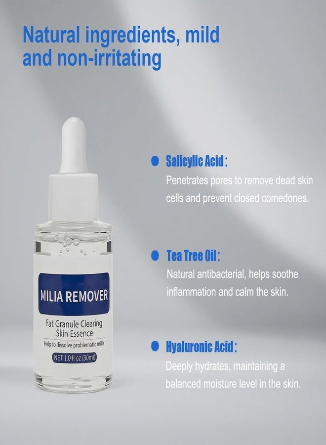 DERMFREE Milia Remover for Face & Eyelids, Salicylic Acid Treatment Serum - Image 3