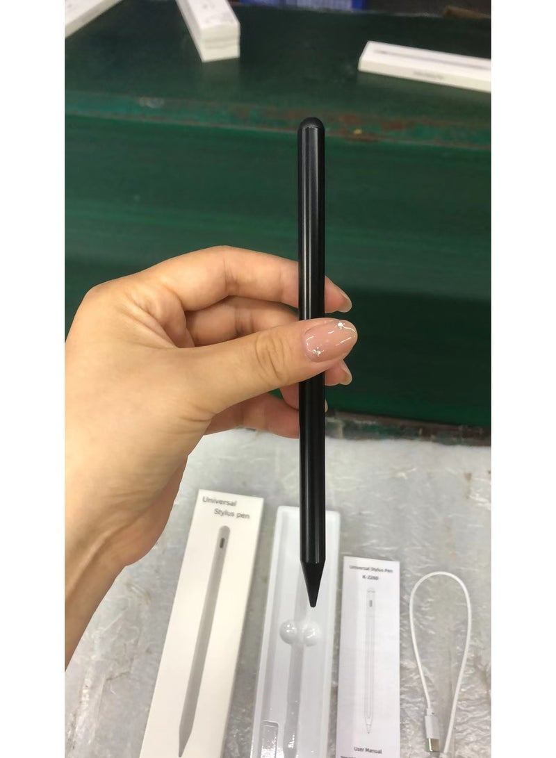 2nd Generation Stylus Pen with Wireless Charging Pencil Pro Plus For Apple iPad Pro 11/12.9, iPad Mini 6, iPad Air 4/5, compatible with iPads Air/Mini/Pro 2023 and below - Black Edition - Image 4
