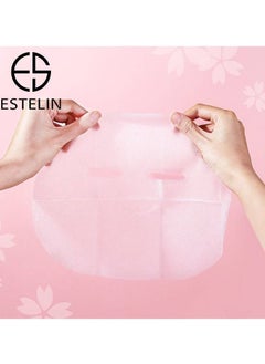 ESTELIN Cherry Blossoms Micro-Nutritive Essence Mask 25g*5pcs  - Image 5