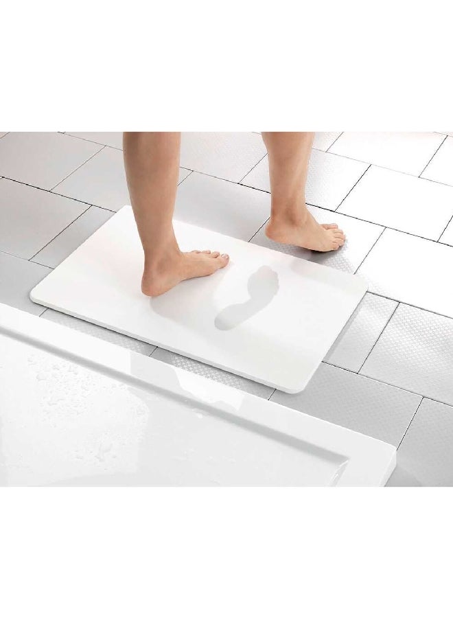 وينكو سيمي سجادة حمام  مضادة للانزلاق سريعة الجفاف باللون الأبيض 60 × 39 سم 24935100 - Image 3