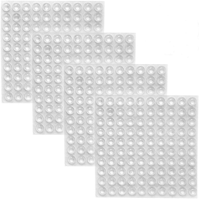 Cabinet Bumpers Drawer Bumpers Pads SelfAdhesive Clear Rubber Feet Tiny Bumpons for Furniture Table Laptop 400 PCS