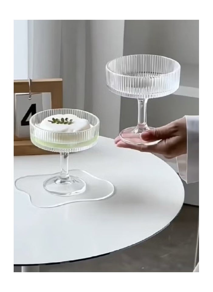 Generic Multipurpose transparent crystal laver for sugar, candy and snacks for home decor display, spice holder food items 2 pieces  - Image 2