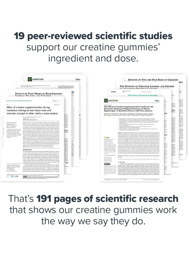 Legion Creatine Monohydrate Gummies - Clean Creatine Chewables For Muscle Gain, Improving Endurance And Post Workout Recovery - Image 3