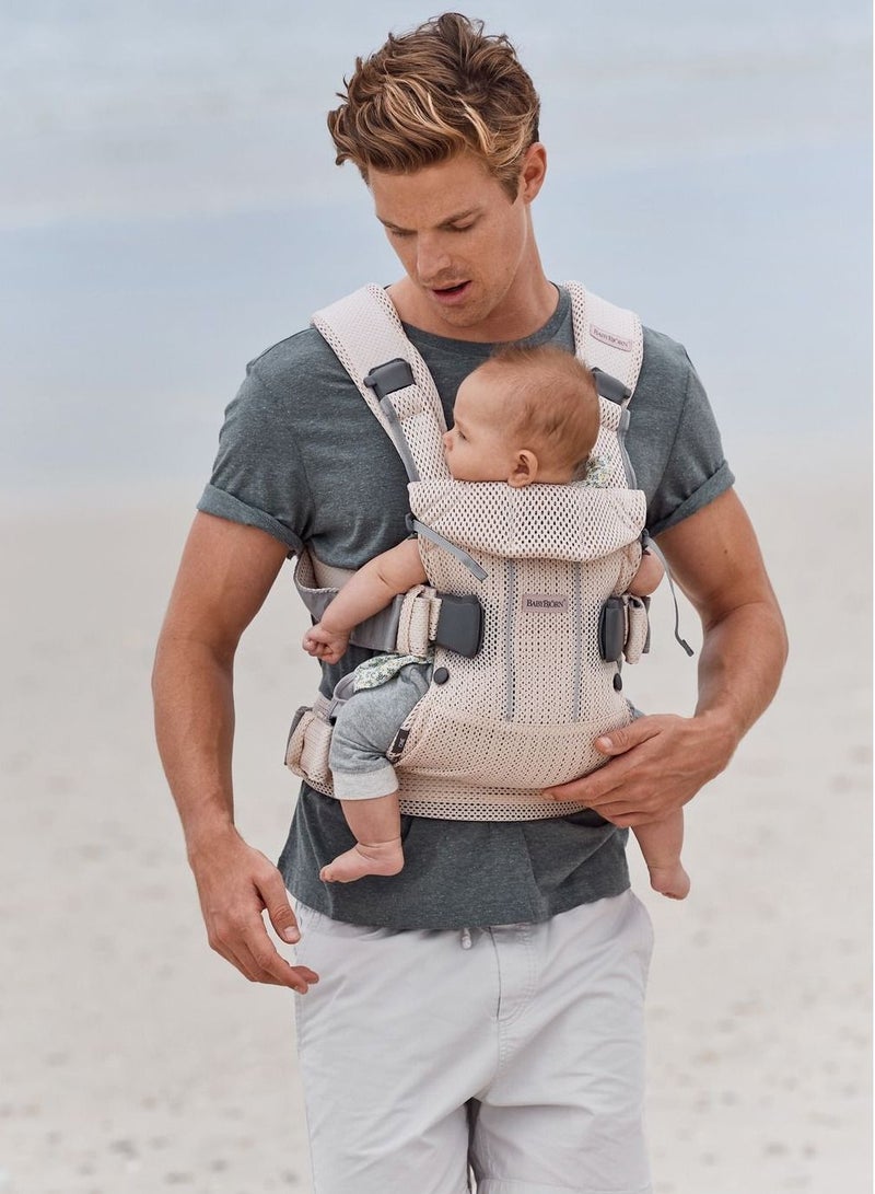 BABYBJORN حامل شبكي ثلاثي الأبعاد للأطفال لون وردي لؤلؤي - Image 3