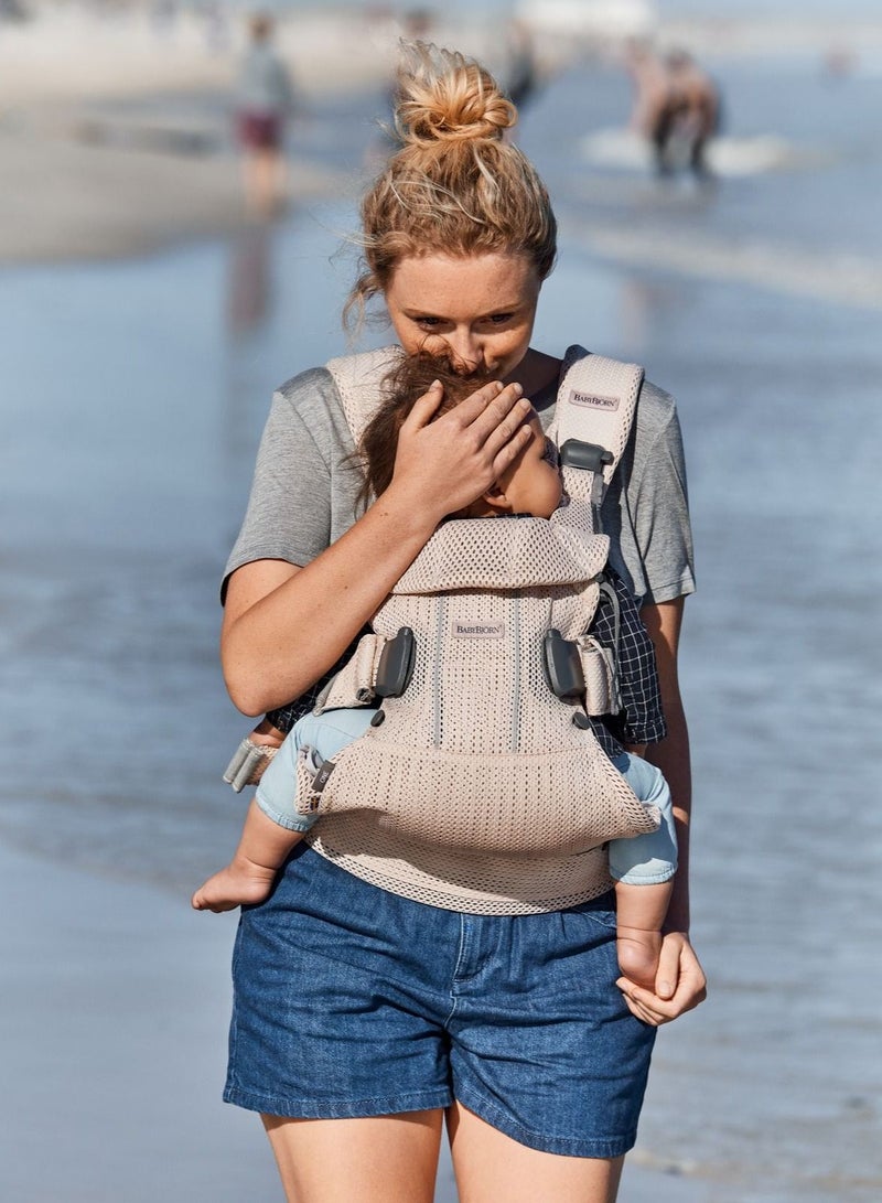 BABYBJORN حامل شبكي ثلاثي الأبعاد للأطفال لون وردي لؤلؤي - Image 4