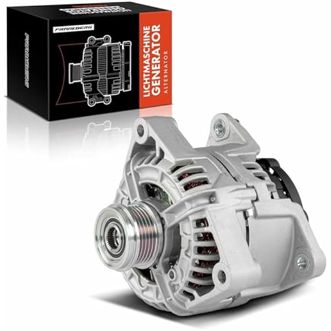 Frankberg Alternator Generator 100A with Freewheel Pulley Compatible with Corsa D S07 1.4L Petrol 2009-2014 Meriva B MPV S10 1.4L Petrol 2010-2017 Replace# 0124425085 - Image 1