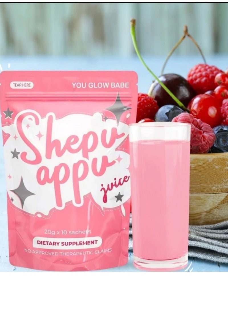 Wins Town Shepu Appu Herbal Juice Sachets - Traditional Formula for Digestive Support, 15g x 10 Pack  - Image 2
