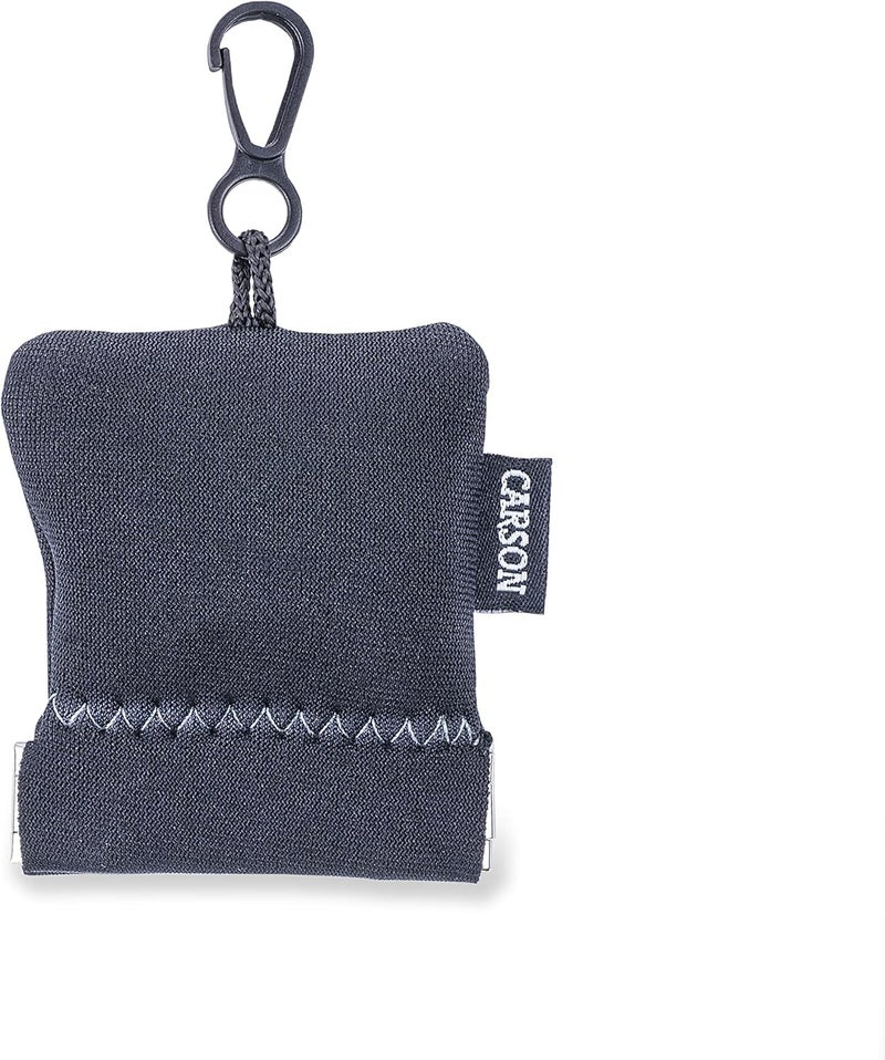 Carson Stuff-It Pro Microfiber Lens Cloth Cleaning System, Black (SN-80BKAM), Pro (Larger Version) - Image 2