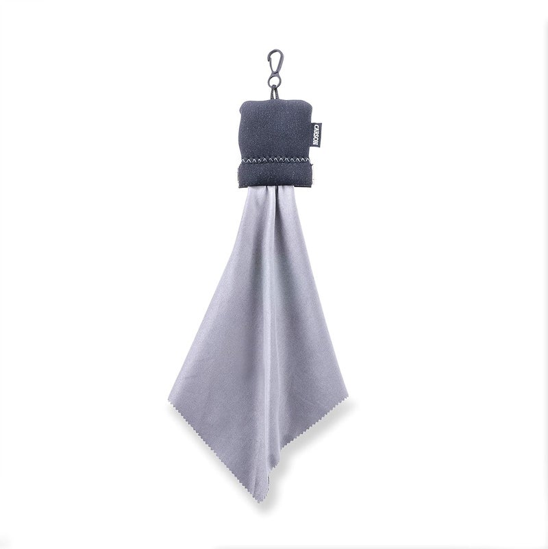 Carson Stuff-It Pro Microfiber Lens Cloth Cleaning System, Black (SN-80BKAM), Pro (Larger Version) - Image 1