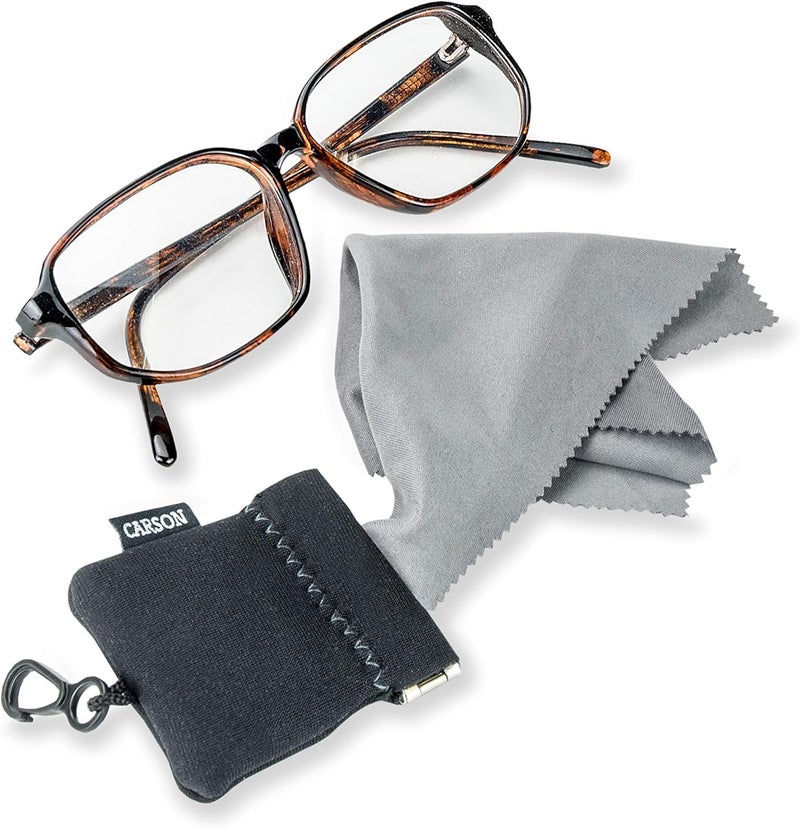 Carson Stuff-It Pro Microfiber Lens Cloth Cleaning System, Black (SN-80BKAM), Pro (Larger Version) - Image 3