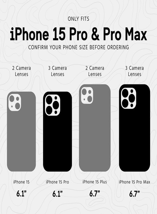 Pelican Camera Lens Protector w/ Aluminum Rings for iPhone 15 Pro Max/iPhone 15 Pro - 9H Tempered Glass - Durable Anti-Scratch, Anti-Shatter, HD View w/Night Shoot, Case Friendly, Easy Install - Black - Image 2