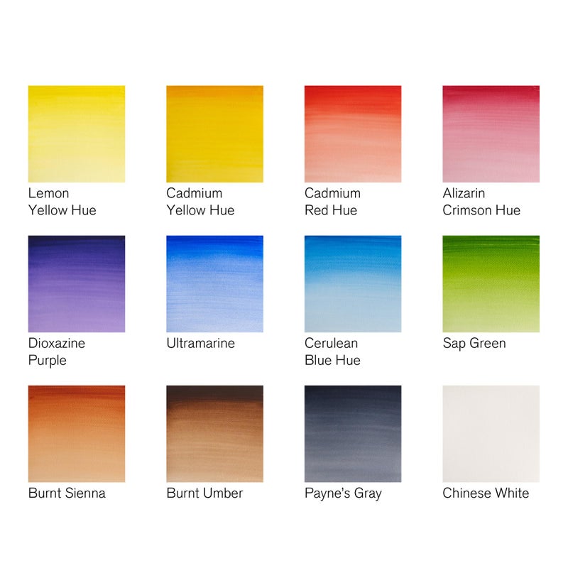 Winsor Newton Winsor & Newton Cotman Watercolor Paint Set, Field Pocket Set, 12 Half Pan w/ Brush, Sponge, Bottle - Image 4