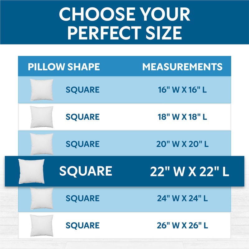 Guardmax Premium Throw Pillow Protector with Zipper - 22 X 22 - 4 Pack of Waterproof and Bed Bug Proof Pillow Covers - Pillowcases Protect Against Allergens  Dust Mites  Bed Bugs  and Liquid Spills - Image 3