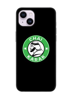 Stylizedd Rugged Black edge case for Apple iPhone 14 Plus Slim fit Soft Case Flexible Rubber Edges TPU Gel Thin Cover - Chai Karak  - Image 1