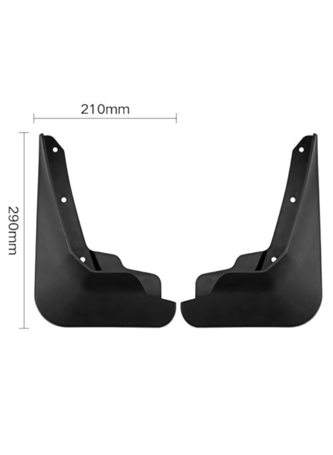 Generic Compatible with Besturn T77 2019-2024, 4 Pieces Car Mudguards, Splash Guards, Mud Flaps, Mudguards Against Sand  - Image 4