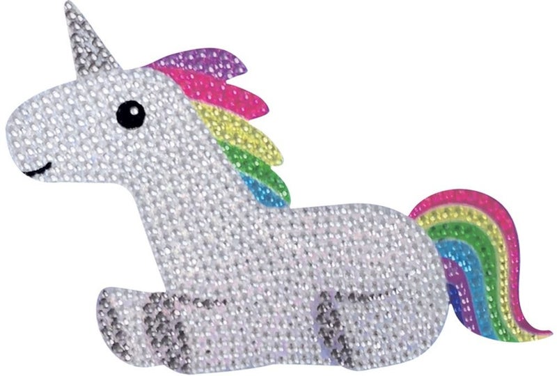 iscream Colorful 'Magical' Greeting Card with Removable Rhinestone Unicorn Decal and Envelope - Image 2