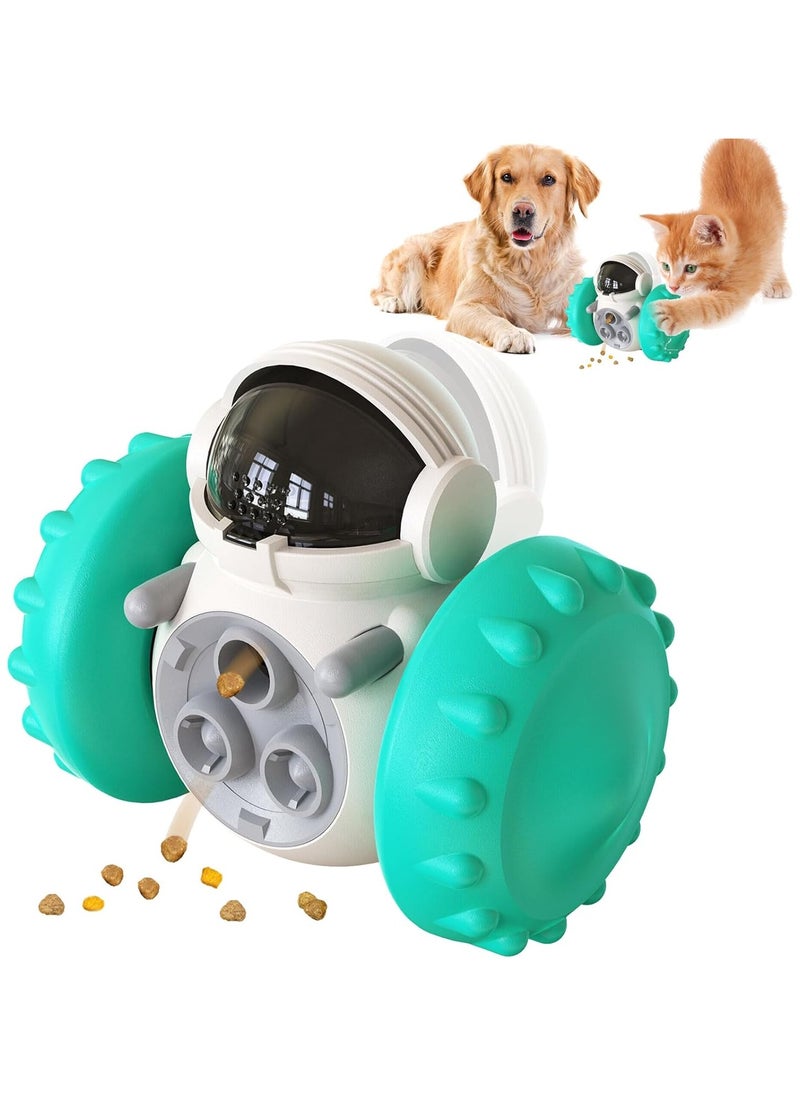 Generic Interactive Pet Toy (Dog & Cats), Pet Food Dispenser, Slow Feeder, Treat Dispensing Puzzle Toys, Slow Feeder Toy Dog Cat Puzzle Toy, Interactive Dog Toy, Automatic Food Dispensing Toy, Treat Dispenser Toy, Tumbler Dog Treat Toy, Dog Toy, Cat Toy, Pet Toys, Toys for Improve IQ, Reduce Boredom, Small & Medium Dog toy, Cat toy, Pets Toys  - Image 1