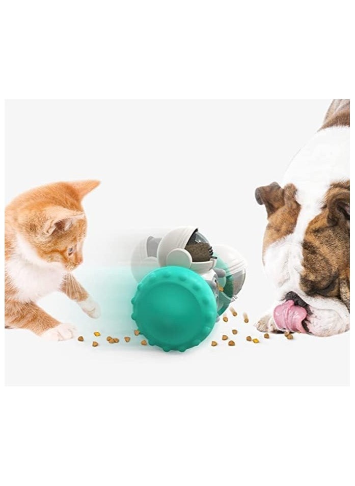 Generic Interactive Pet Toy (Dog & Cats), Pet Food Dispenser, Slow Feeder, Treat Dispensing Puzzle Toys, Slow Feeder Toy Dog Cat Puzzle Toy, Interactive Dog Toy, Automatic Food Dispensing Toy, Treat Dispenser Toy, Tumbler Dog Treat Toy, Dog Toy, Cat Toy, Pet Toys, Toys for Improve IQ, Reduce Boredom, Small & Medium Dog toy, Cat toy, Pets Toys  - Image 3