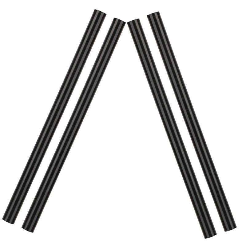 4Pcs Black Heat Resistant Stove Leg Covers Non Slip Outdoor Camping Protective Sleeves - Image 2