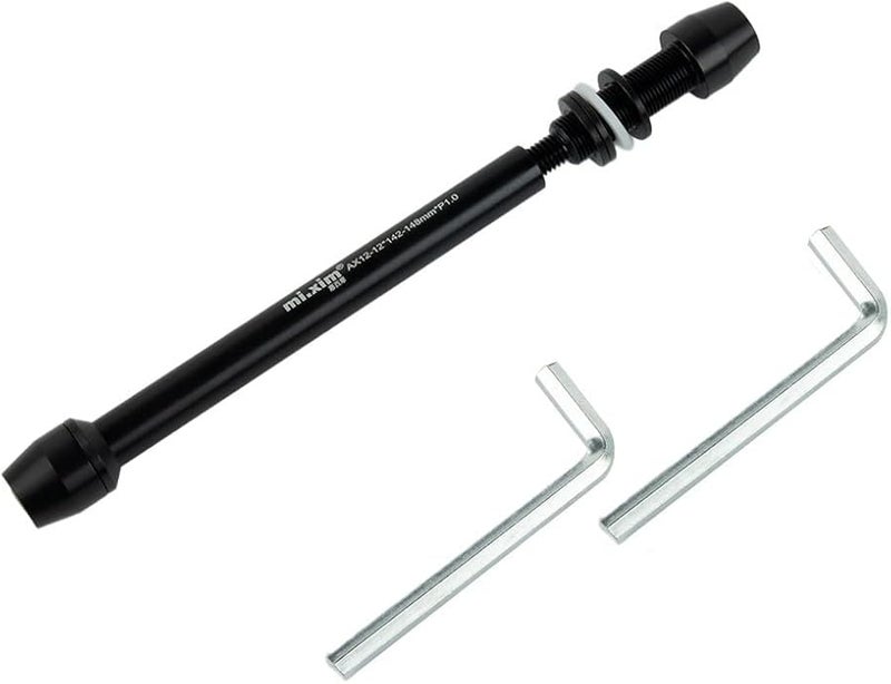 Aluminum Alloy Indoor Bike Trainer Thru Axle Skewer 12x142 148mm Size P1 0 - Image 1