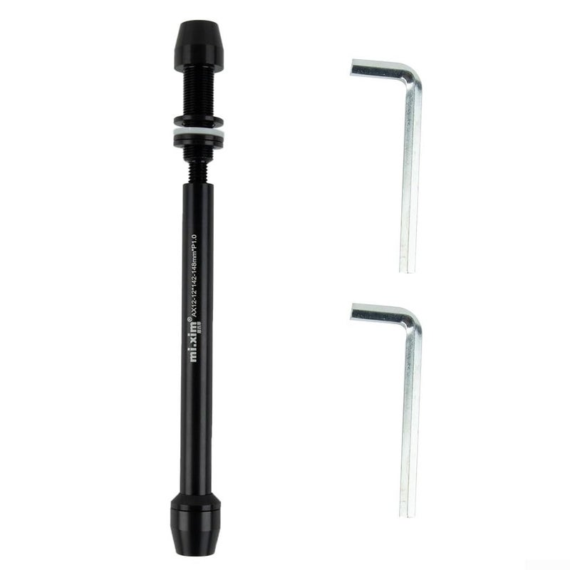 Aluminum Alloy Indoor Bike Trainer Thru Axle Skewer 12x142 148mm Size P1 0 - Image 3