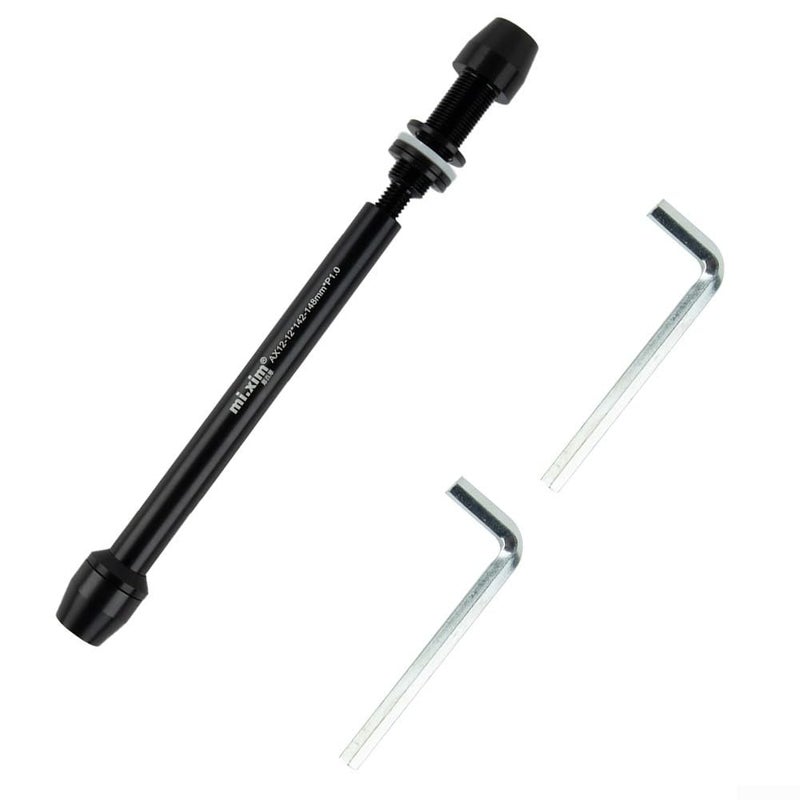 Aluminum Alloy Indoor Bike Trainer Thru Axle Skewer 12x142 148mm Size P1 0 - Image 4