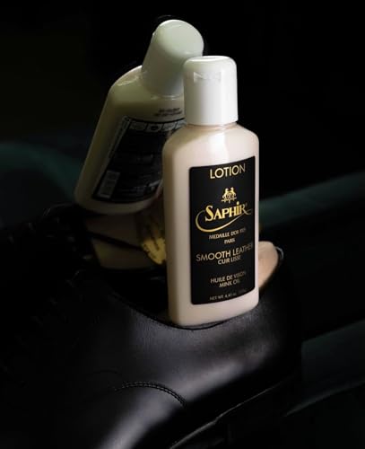 Saphir Medaille dOr Leather Lotion Protects Nourishes Apparel Bags Furniture - Image 3