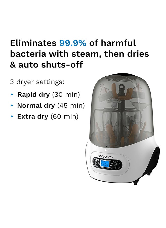 Baby Brezza Baby Bottle Sterilizer And Dryer Machine – Electric Steam Sterilization - Universal Fit - Pacifiers, Glass, Plastic, and Newborn Feeding Bottles  - Image 3