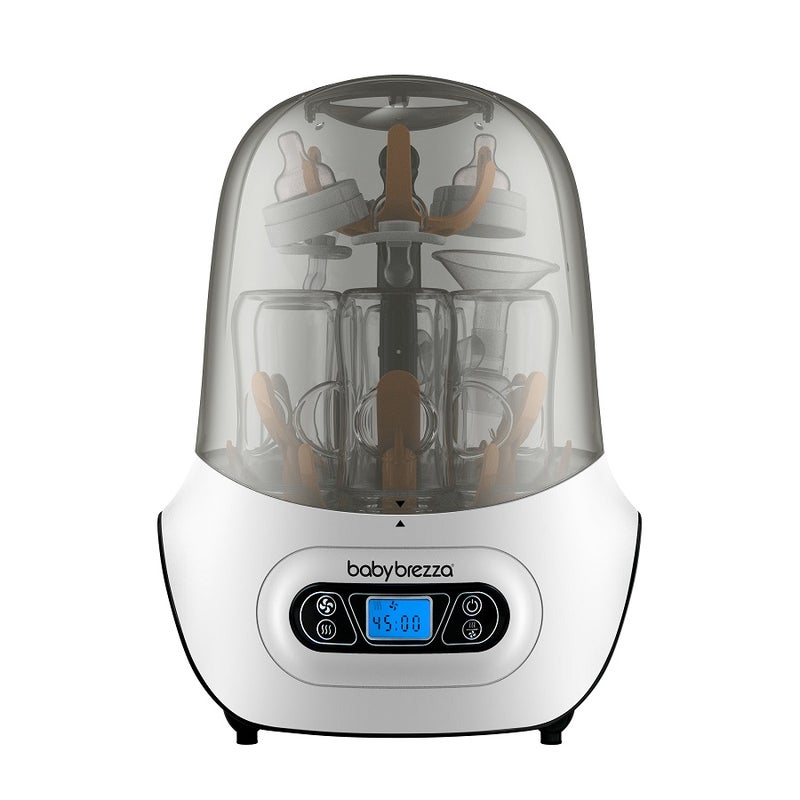 Baby Brezza 10 Minute Baby Bottle Sterilizer + Dryer - Superfast Electric Steam Sterilization - Universal Sterilizing for All Bottles, Pacifiers + Breast Pump Parts - Image 1