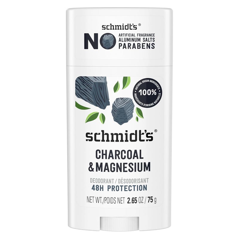 Schmidt's مزيل العرق الطبيعي من شميتس بالفحم والمغنيسيوم 265 أونصة - Image 1