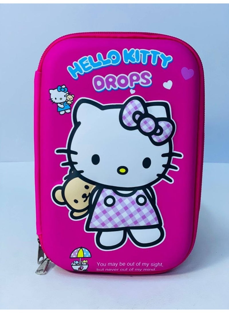 Complete 9-Piece School Supply Set for Girls – Includes a pencil case, drawing and writing supplies, a water bottle, and back-to-school accessories. - Image 2