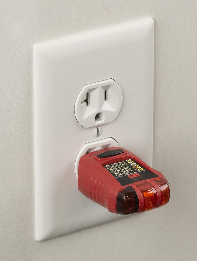 Gardner Bender GFI-3501 Ground Fault Receptacle Tester & Circuit Analyzer - 110-125V AC with 7 Visual LED Tests - Image 4