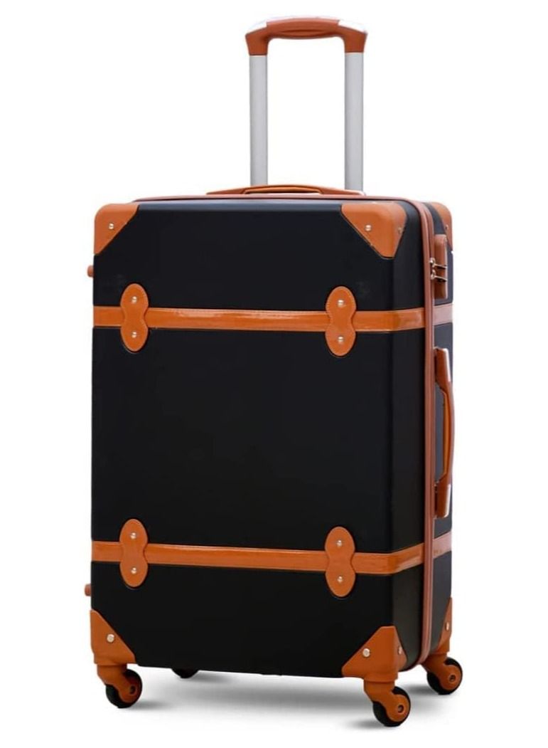 Concept مجموعة من 4 حقائب سفر فاخرة ذات غلاف صلب بتصميم مستوحى من الطراز القديم مع قفل رقمي مقاس 28 بوصة و24 بوصة و20 بوصة و12.5 بوصة - Image 3