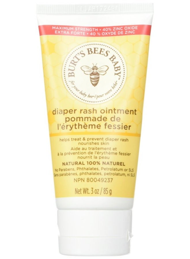 Burt's Bees مرهم طفح الحفاضات للأطفال 3 أونصات (عبوة من 3)