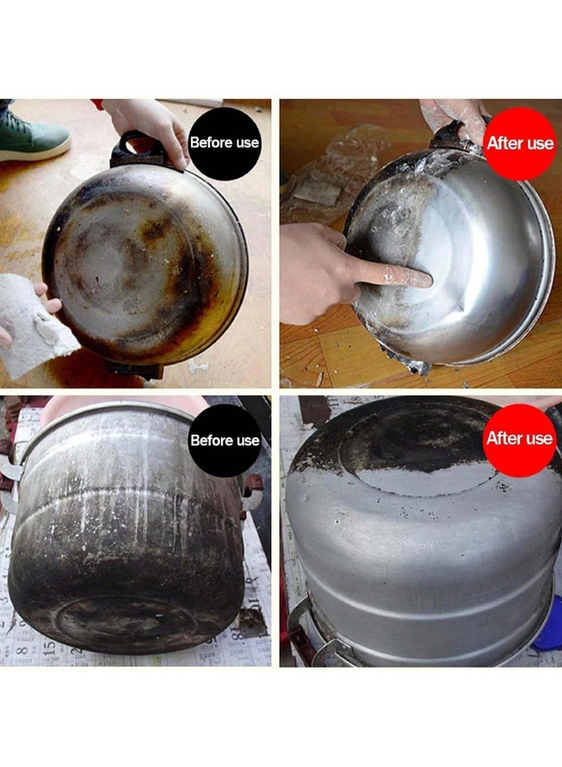 Cooking Pots and Oven Cleaning Paste, Rust Remover, Powerful Stain, Grease, and Rust Cleaner, Multipurpose, Suitable for Kitchen, Bathroom, Home, and Household Materials Multicolour - Image 2