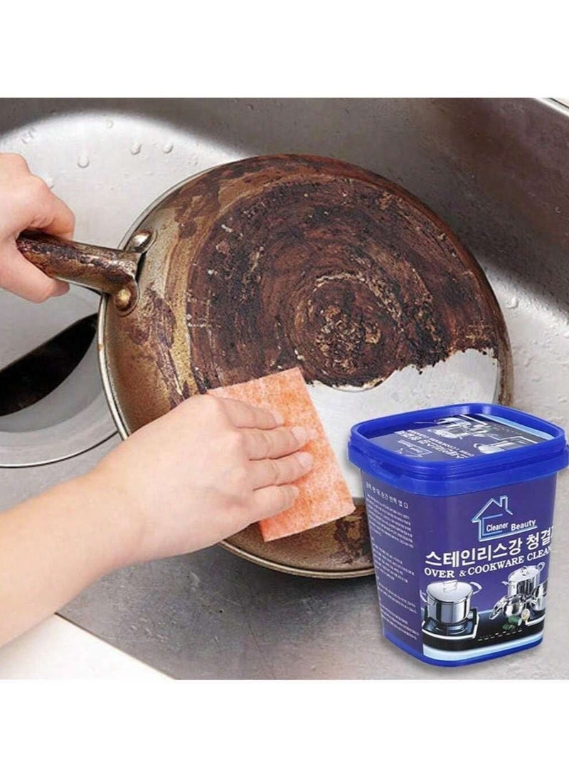 Cooking Pots and Oven Cleaning Paste, Rust Remover, Powerful Stain, Grease, and Rust Cleaner, Multipurpose, Suitable for Kitchen, Bathroom, Home, and Household Materials Multicolour - Image 1