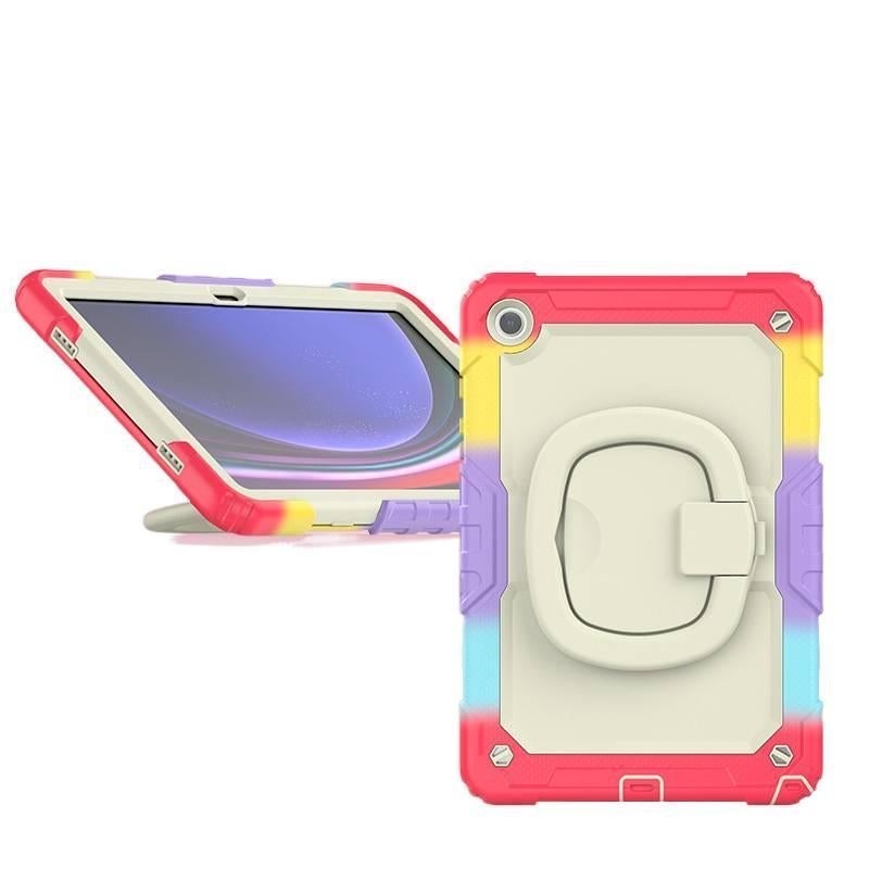 حافظة حماية لجهاز Samsung Galaxy Tab S10 FE / Samsung Galaxy Tab S8 Plus / Samsung Galaxy Tab S8 / Samsung Galaxy Tab S7 FE مع مسند وغطاء للاستخدام اليومي - Image 1
