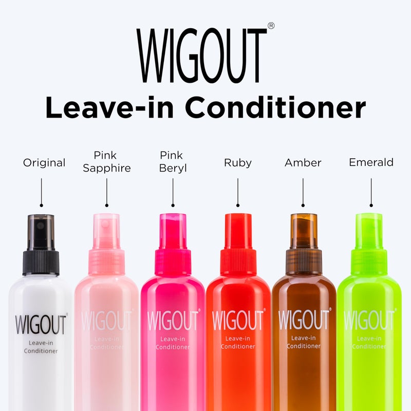 Style Factor WIGOUT Leave-In Conditioner Spray â€“ Lightweight Hydrating & Conditioning Mist Controls Frizz, Adds Shine & Softness For Dry Damaged Hair No-Rinse Formula for All Hair Types - White - Image 2