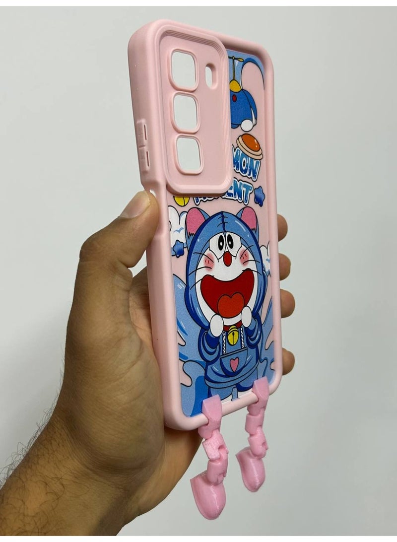 New Cartoon Design Doraemon Back Cover for Infinix Hot 50 - Image 1