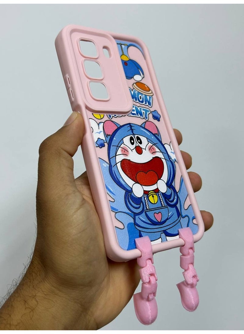 New Cartoon Design Doraemon Back Cover for Infinix Hot 50 - Image 2