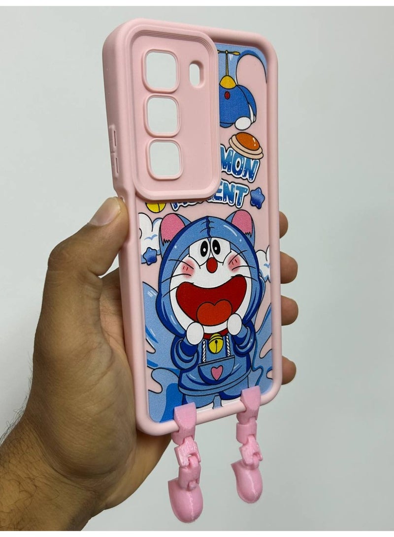 New Cartoon Design Doraemon Back Cover for Infinix Hot 50 - Image 5